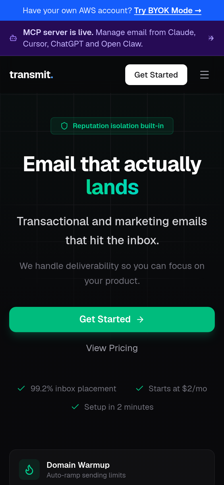 Homepage / Lander