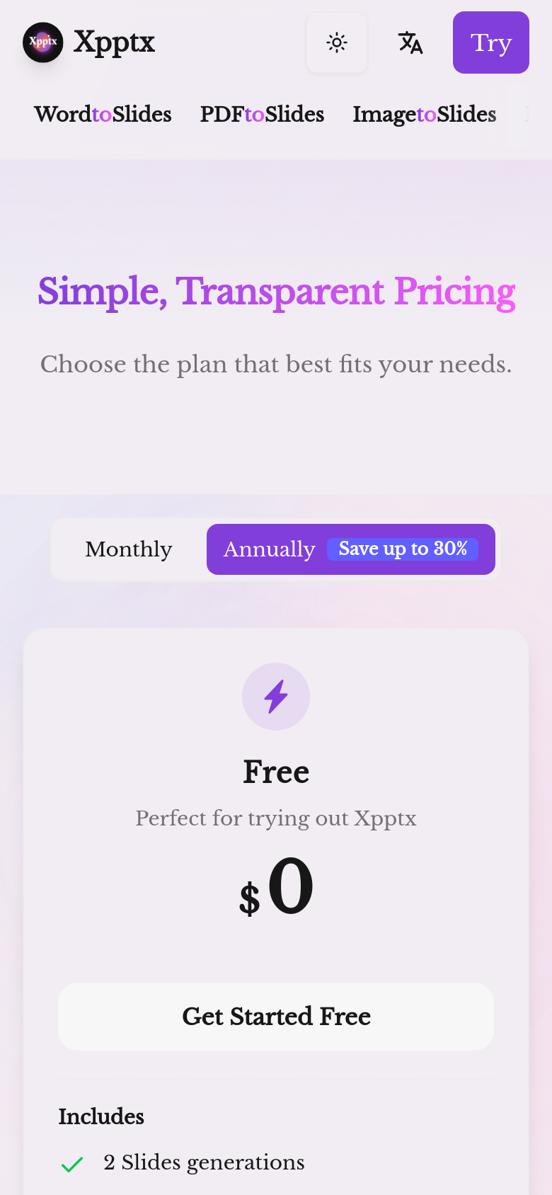 Pricing