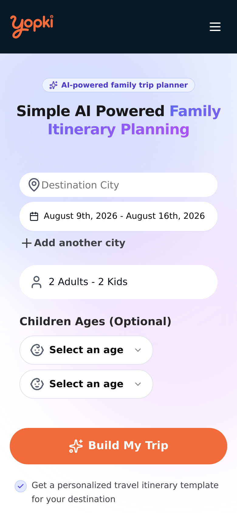 Homepage / Lander