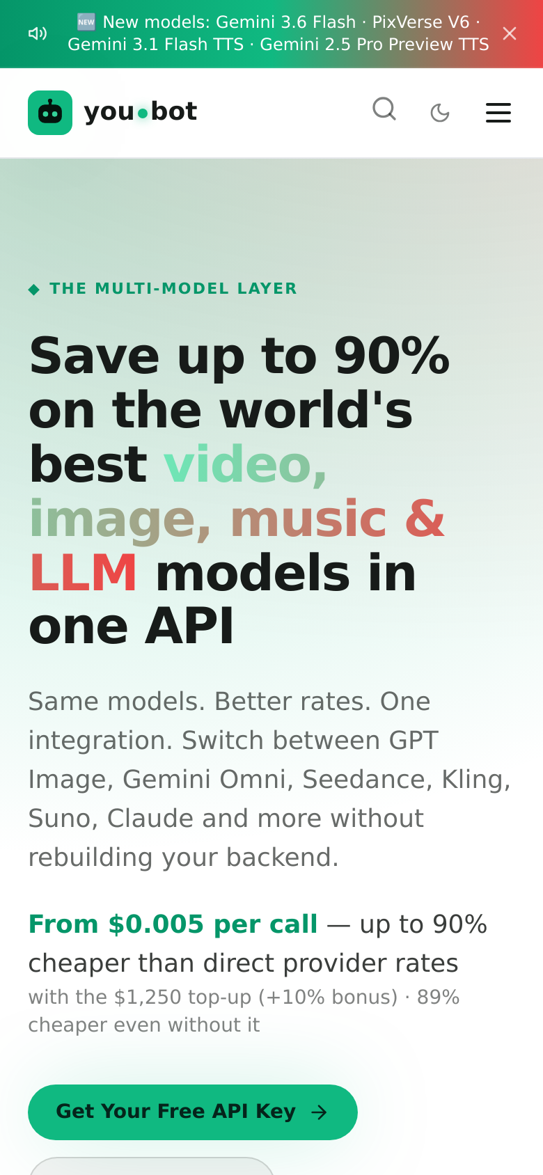 Homepage / Lander