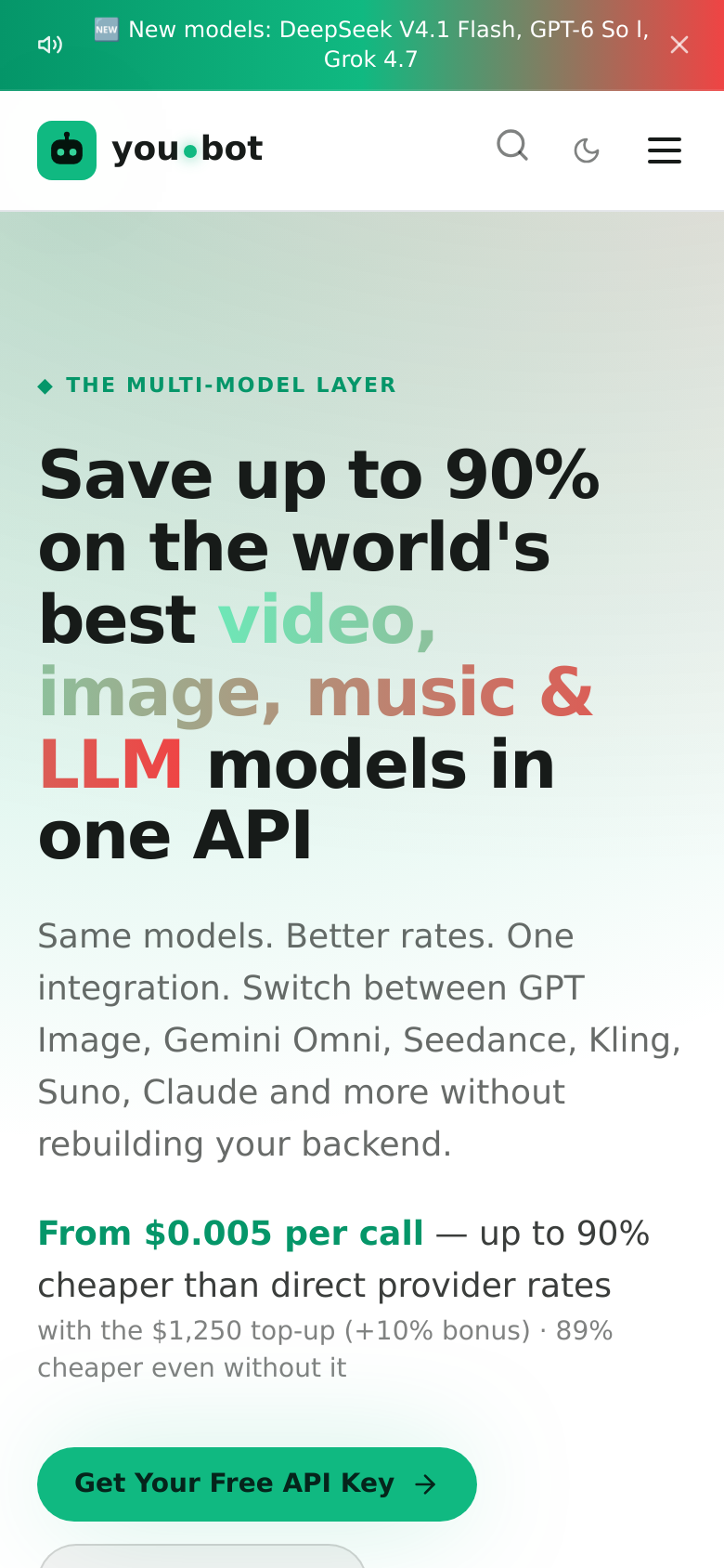 Homepage / Lander