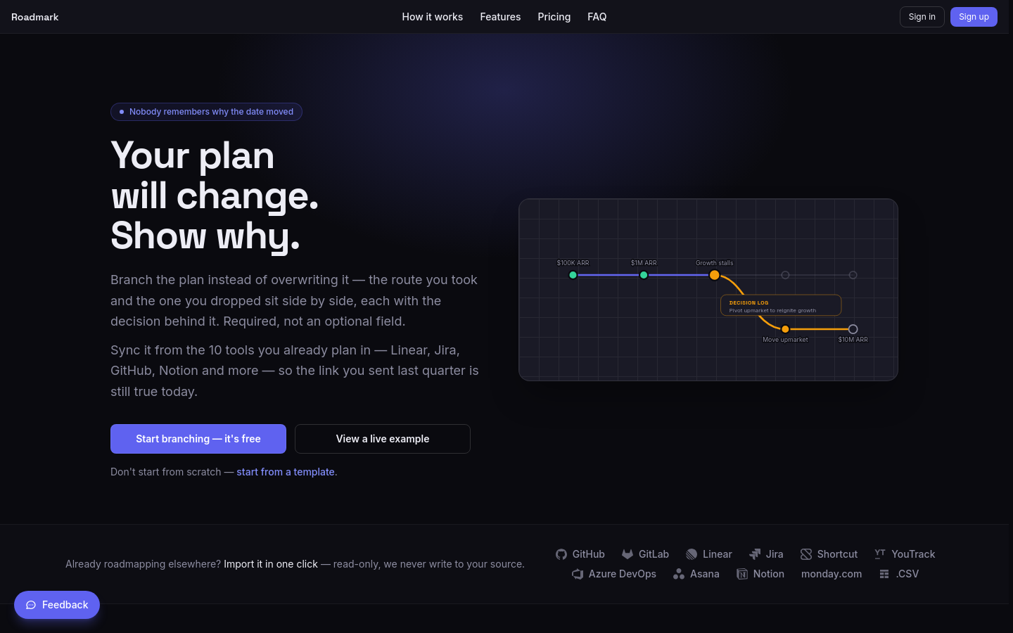 Captured Homepage / Lander