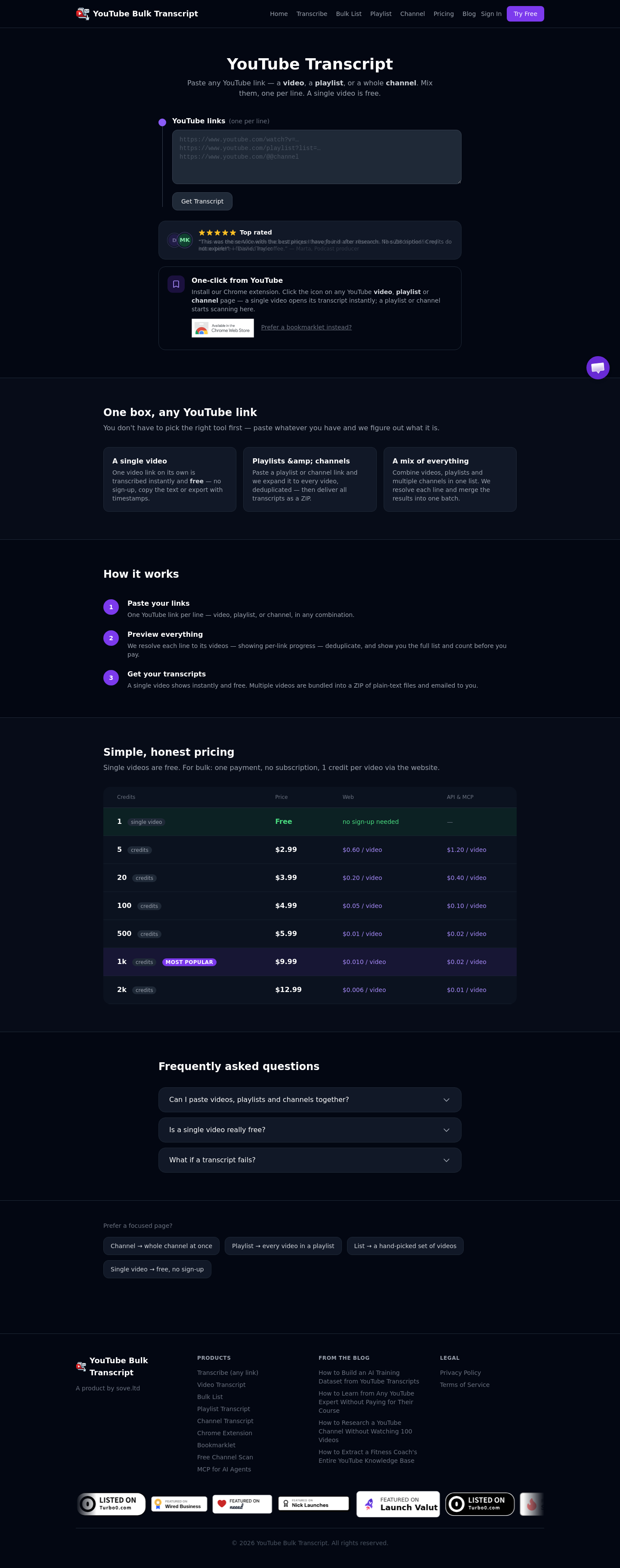 ytbulktranscript.app — 