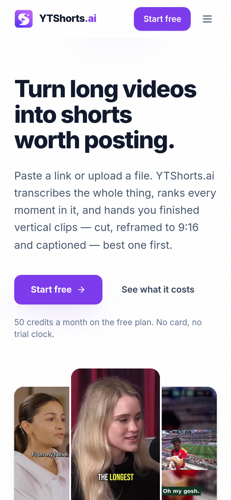 Homepage / Lander