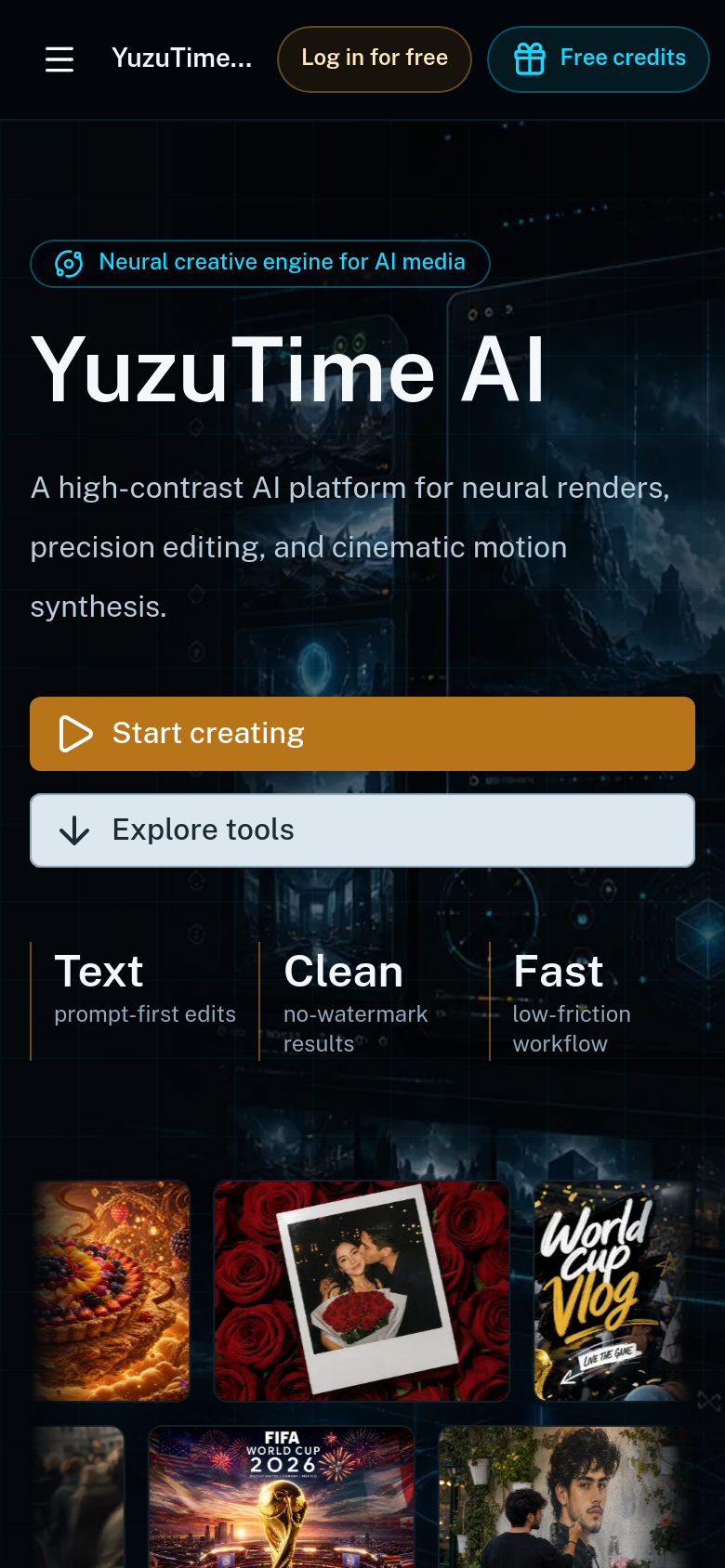 Homepage / Lander