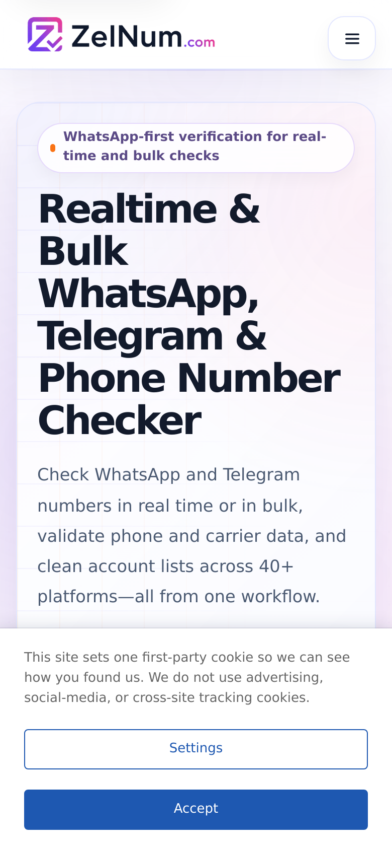 Homepage / Lander