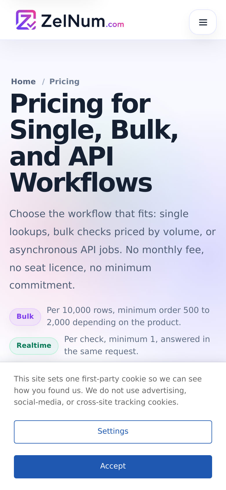 Pricing