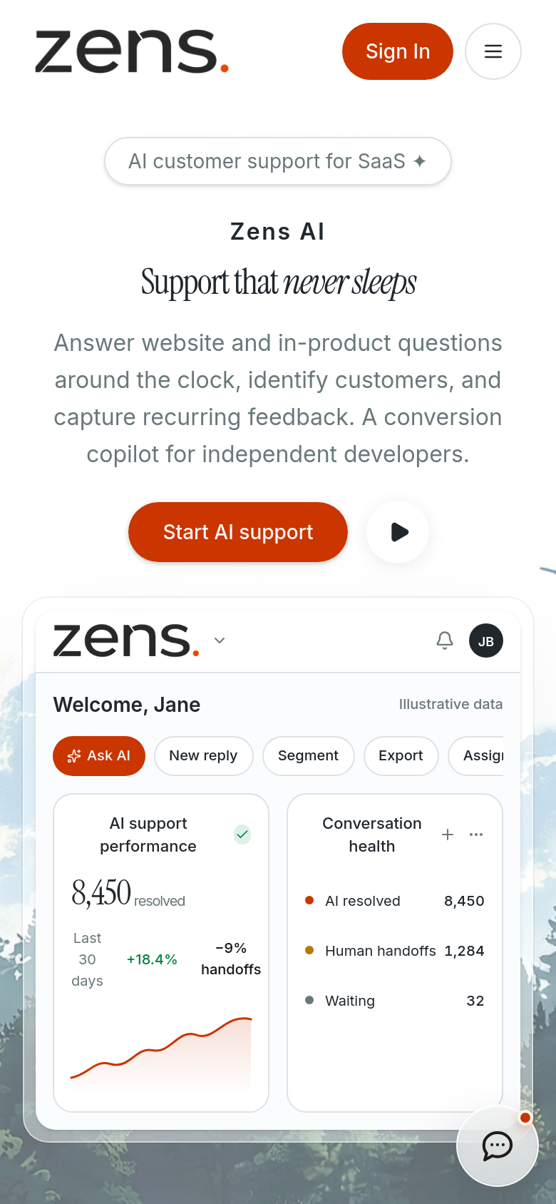 Homepage / Lander