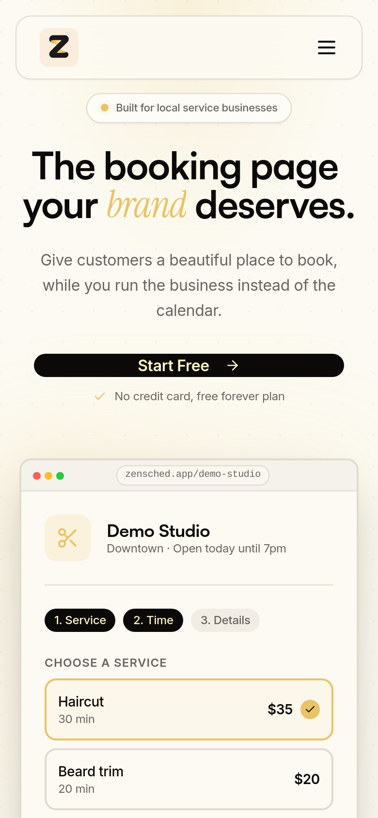 Homepage / Lander