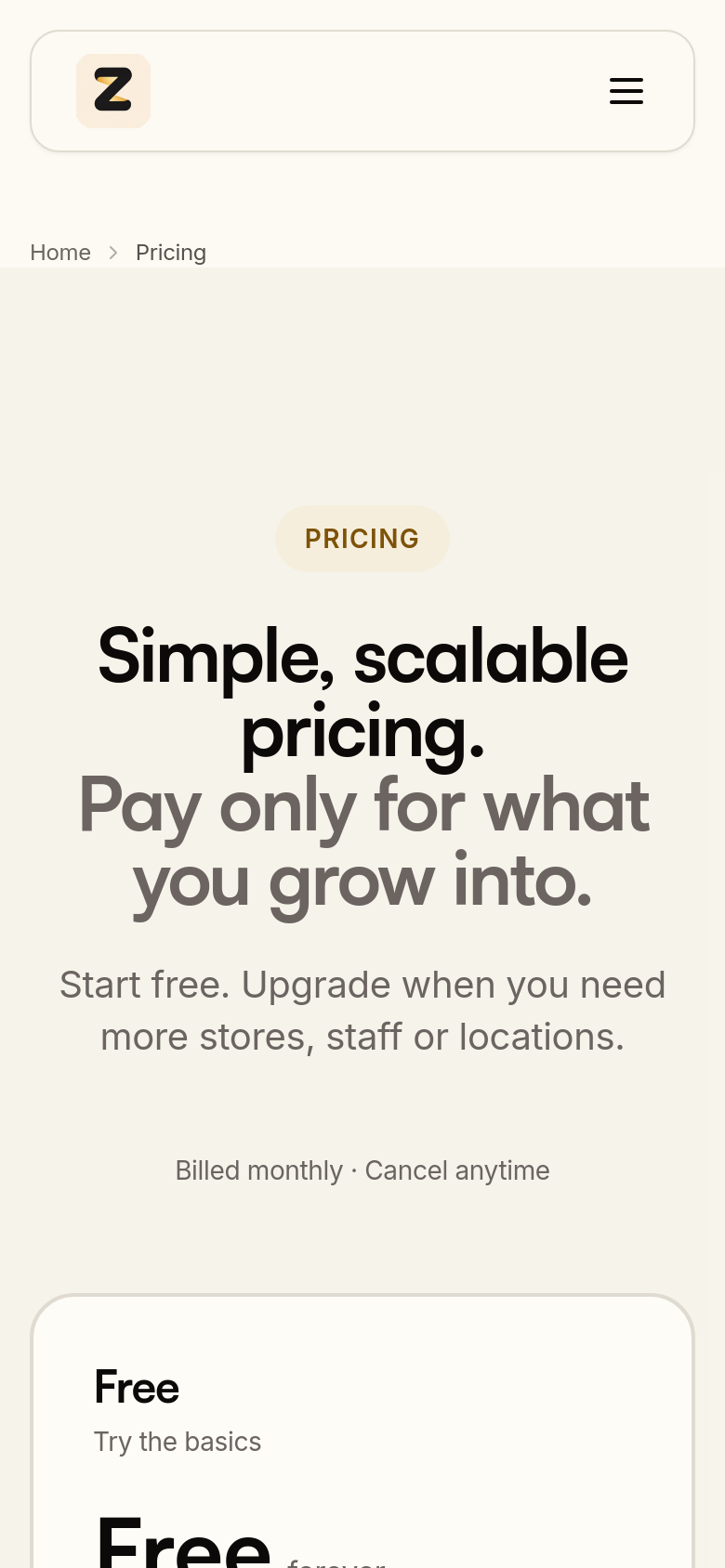 Pricing