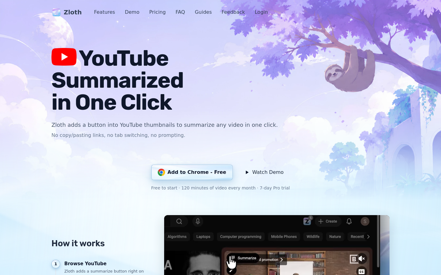 Captured Homepage / Lander
