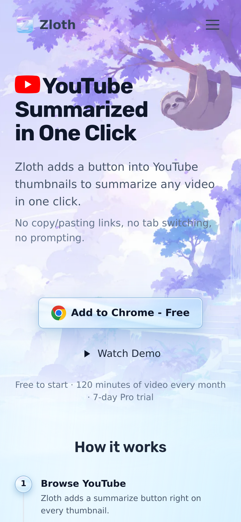 Homepage / Lander