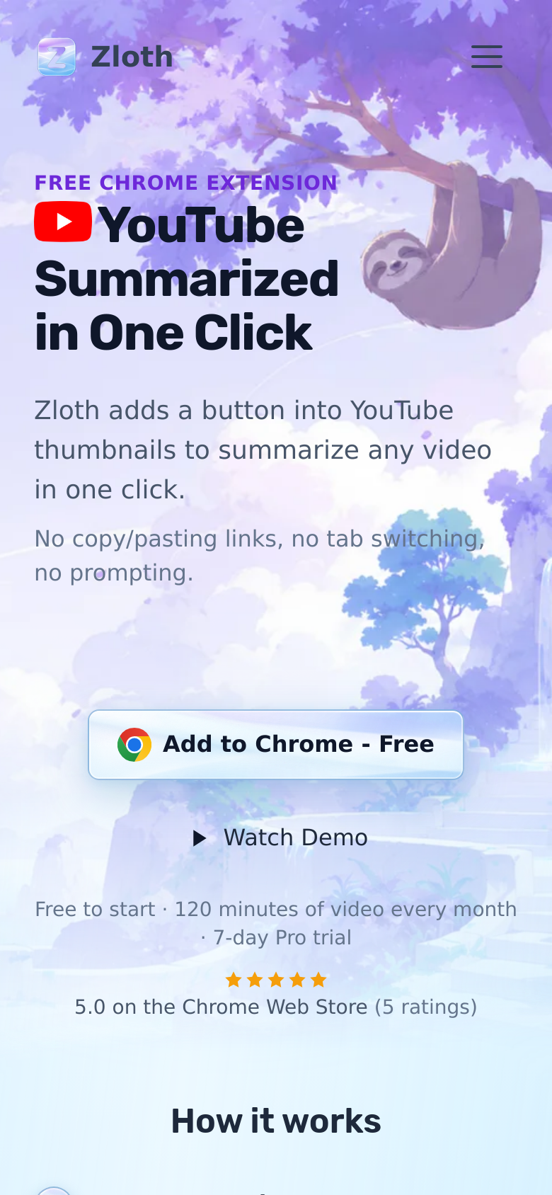 Homepage / Lander