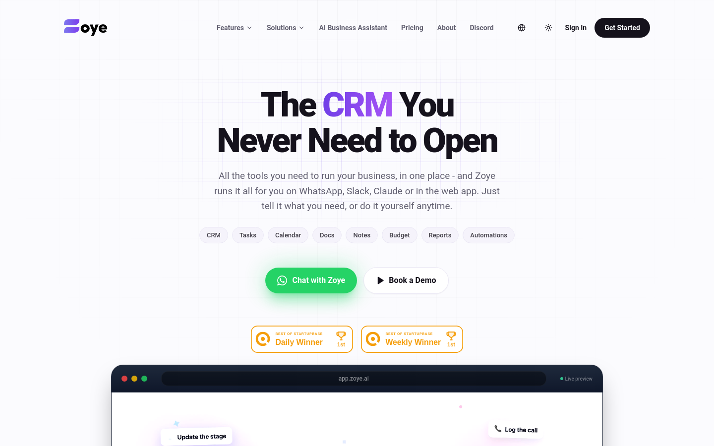 Captured Homepage / Lander