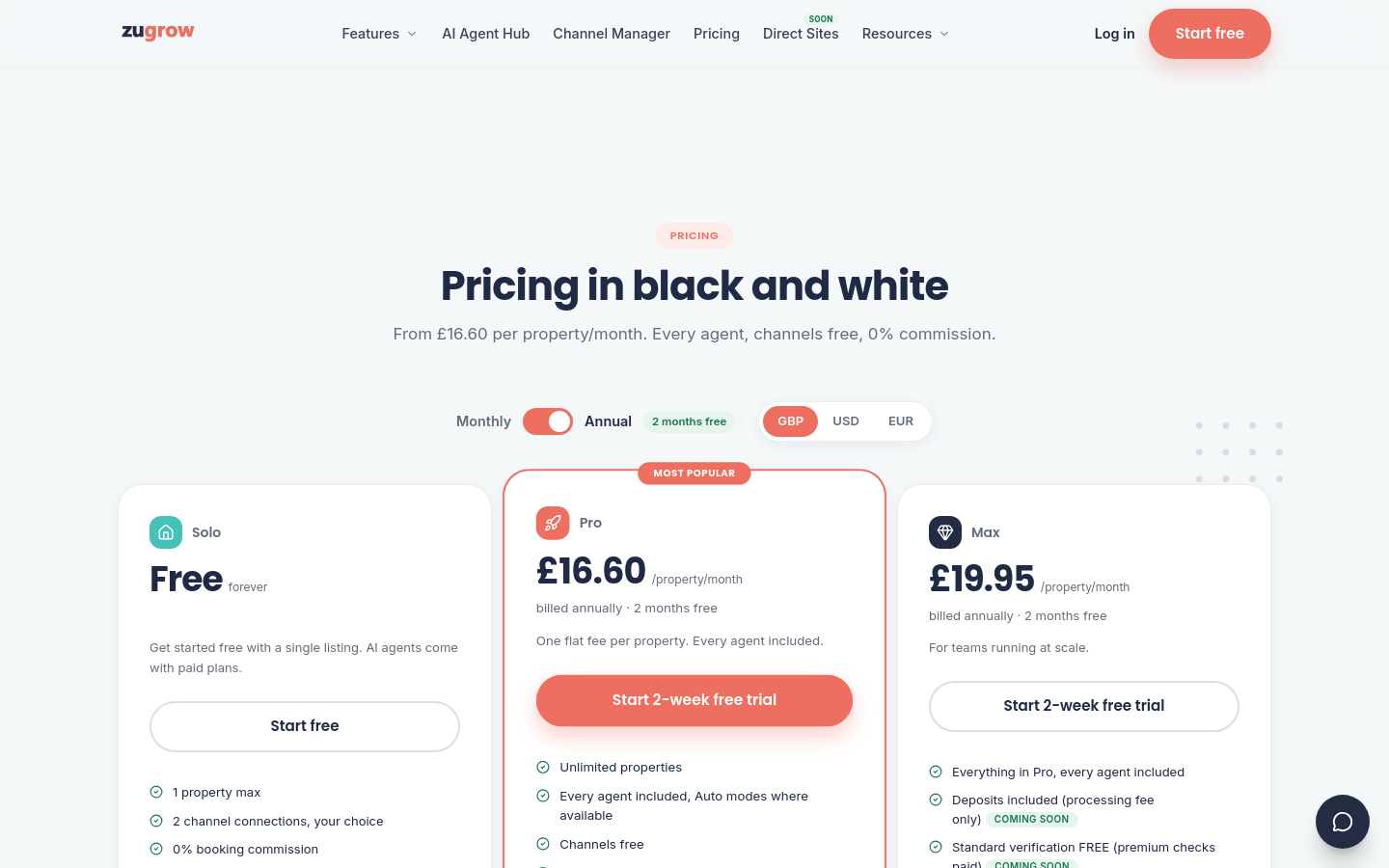 Pricing