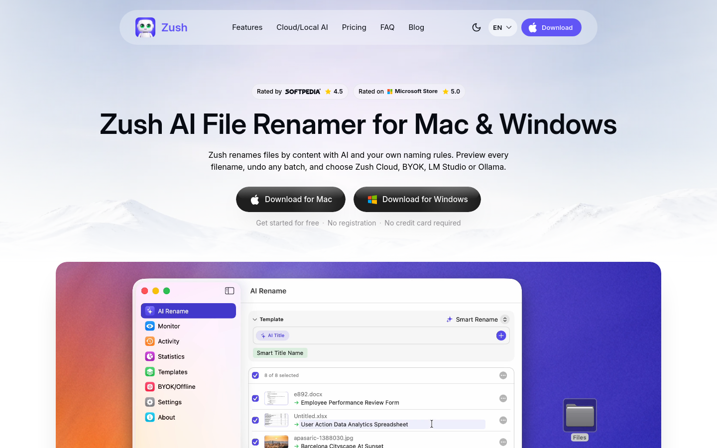 zushapp.com home page